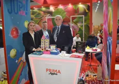 Magdalena Witek, Maciej Tonderski and Viacheslav Arsenev of Prima Group. They export Polish apples to India, Bangladesh and Nigeria.