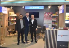 Namik Kemal Bicgel, Huseyin Altundas and Barkin Atalay of Sol Agron. The company exports freeze dried fruits to the United States and Europe.