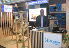 Mesut Idiz of Cekaform Istanbul. The Turkish packaging company exclusively creates plastic packaging and exports it to the European market.