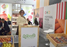 Fernanda Machado of Bfruit. The Portuguese exporter sells berries to the European market.