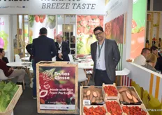 Pedro Marques of Frutas Classe, which exports sweet potatoes from Portugal. Their main markets can be found in France, Spain and the Netherlands.