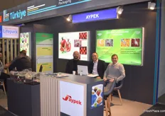 From left to right: Merig, Levent and Andreas of Aypek. The Turkish company creates packaging for fruits and vegetables