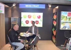 Furkan Celik, the general manager of Mese Fruit. The company exports apples from Turkey to India, the US, the UAE and Malaysia.