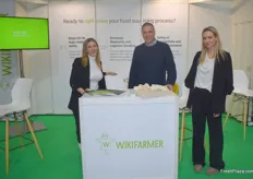 Christina Georganta, Ilias Sousis and and Persa Sakellaridi of the Greek company Wiki Farmer. They provide a digital marketplace that also aims to educate farmers for free with the latest cultivation practices.