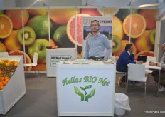 Theo Niforos of Hellas BIO Net. They export citrus and kiwis to Germany and Scandinavia.