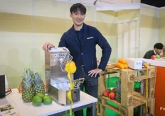 Astra Inc designs and produces fruit peeling machines. The company sees its global sales growing. Better peeling makes for better fruits, says Ryo Takeshita, international sales.