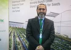 Wissam Akiki from Masterpak from Libanon. The company produces agricultural firls for different applications. The group has manufacture plants in Lebanon and Saudi Arabia. 