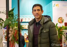 Driss Krafess with Aradeeco focusing on herbs from Morocco and looking to export to the EU marketWA image: Hakan Kaya with Kaya Markt