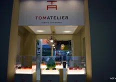 Tomato designers from Italy's TomAtelier displayed their tomato 'jewelry' beautifully.