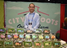 Eric McClam with City Roots, a South Carolina greenhouse grower. 