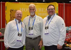 Steve Flashing, Rodney Tuthill and Pete Ourada with Honeybear Marketing. 