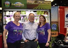 Lisa McNeece, Bob Borda, and Jen Verdelli Hurter with Grimmway Farms, Cal-Organic.