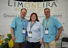 John Carter, Kimberly Mangum, and John Caragliano with Limoneira. 