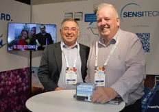 Sensitech had their Geo real-time monitors at the show, these give updates every 15-30 minutes. Noel Shang and Ian Lauder were at the stand.