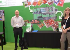 CPS offers case packing systems for, amongst others bags, punnets and flow wraps into cartons and crates, reducing the need for labour and improving accuracy. David and Tania Griffin were at the stand.