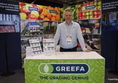 Dick van de Kop was on hand at the Greefa stand, he said that more and people are investing in robotics to gain increased efficiency and be less reliant on labour. Greefa has three new types of robots, the automatic tray packer, can pack 160 pieces of fruit per minute.