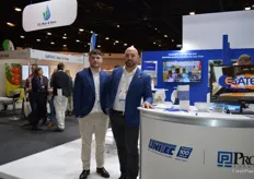 Unitec have robotic solutions which can be integrated into sorting lines and used for all kinds of fruit. Jack Milton and Francesco Brancato were at the Unitec stand.