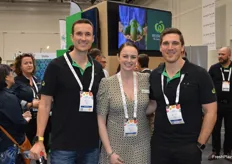 Daniel Thorpe, Jessica Loader and Tyler O'Neill from Woolworths