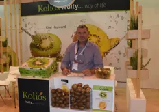 Georgio Kolios, general manager for Kolios, was at Fruit Attraction to promote his kiwifruit from Greece.
