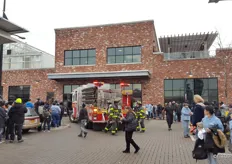Unfortunately, lunch was interrupted by a fire alarm and subsequent evacuation of the store.