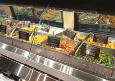 Brooklyn Fare has ready-to-eat salads and vegetables available by the pound.