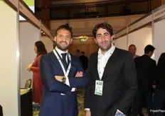 Graziano De Filippis and Antonio Giuliano from OP Giuliano. Table grapes, stone fruits and citrus fruits are in the range of products offered by the company.