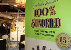 California Raisins promoted the usage  and versatility of 100% natural sun-dried California raisins.