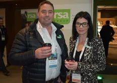 Geo van Zyl, MD of RSA market agents with Anene Gunther, also RSA.