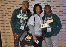 Lungani Mvelase, Lindiwe Ngcobo and Mzwandile Radebe of the Citrus Academy.
