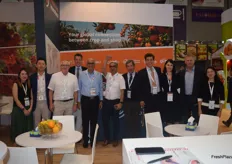 The entire Global Fresh team. They stated they were fully booked all the time with meetings, meaning they didn't really notice an impact from the lesser amount of visitors at the exhibition.