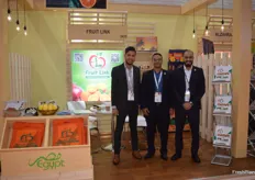 Ahmed Castello, Mahmoud Osman and Islam Magdy of Egyptian exporter Fruit Link.