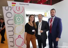 Marina Torres, Pedro Saavedra and Manuel Lasso de la Vega of a Spanish company: Soummy