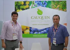 Nicholas Campbell and Oscar Rey at Cauquen.