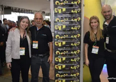 Carolina Aristizabal, Ivan Botero, Daniela Escobar and Alejandro Velasquex from Smurfit Kappa. The company has replaced the plastic crate with a new recyclable cardboard one with the same 10kg capacity.