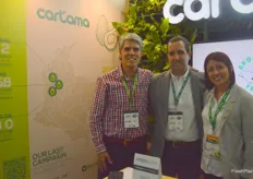Cartama have been growing avocados for twenty years and are currently the biggest producer in Colombia. Ricadro Uribel, Jose Alejandro and Marcela Gomez.