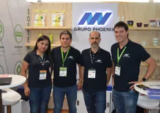 Grupo Phoenix are the largest manufactures of food packaging in South America and believe in adding value to a product using the right packaging. Lorena Fernandez, Tomas Felipe Quiros Rivas, Felipe Uribe and Camilo Mora, CEO.