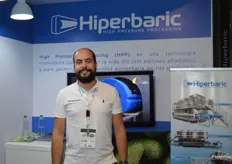 Ignacia Arranz Iglesias at Hiperbaric. The company has system to prolong shelflife of processed foods by up to 60-90 days by using water to create pressure which gets rid of pathogens and enzymes.