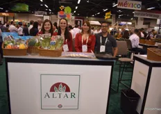 Brenda Munoz, Carola Minero, Genesis Martinez, and Aaron Lam from Altar Produce, displaying as part of the Mexico pavilion.