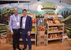 Kurt Jacobs and Michael McMillian of Bridges Produce. The company is currently focusing on their cranberry season and the Mexican vegetables they offer.