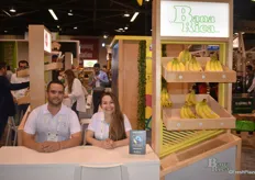David Molina Llano and Yady Davila from Bana Rica, specializing in Colombian fair-trade bananas.
