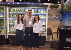 Tamara Basaldua, Ray Ortega and Angelica Zavala from Braga Fresh and Josie’s Organics.