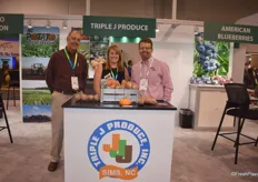 Tommy Fleetwood (North Carolina Department of Agriculture and Consumer Services), Kristi Hocutt (Triple J Produce Inc.) and Jody McPherson (Lewis Farms).