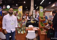Príamo Molina of Asopro Pimopla. The company exports pineapples, with their biggest markets located in Spain, France and Italy.