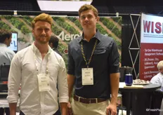 Alistair Curtis and James Paterson from Aerobotics. The company works with software analytics for yield estimation for tree crops and berries.