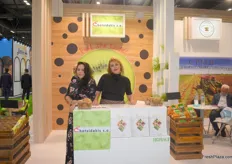Marianna Vani and sales manager Anastasia Chatzidaki of Chatzidakis S.A.