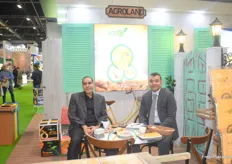 Vice President Hany A. El Naggar and Sales Manager Amr Mahmoud representing Egyptian exporter Agroland.