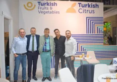 Second from the left is Eren Tarim CEO Hakan Sefa Cakir with some members of the Mediterranean Fresh Fruits and Vegetables Exporters' Association