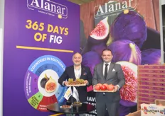 Emrah Ince and Yigit Gokyigit for Turkish exporter Alanar. In Madrid, they showcased their Mexican figs, part of their year-round fig program.