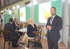 The Egyptian Agreen stand was always filled with visitors for meetings. On the picture is Ibrahim Said, while a meeting was happening in the background.