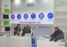 The Aktas Plastic stand. The company from Turkey creates a variety of plastic packaging.